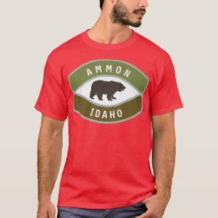 Ammon Idaho Roaming Bear ID Souvenir Vacation Prem T-Shirt