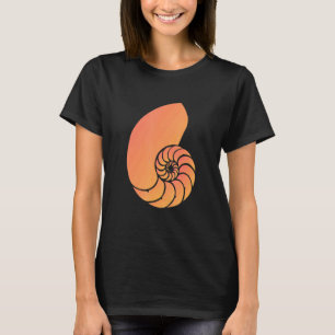 Ammonite Cephalopod Fossil Design T-Shirt