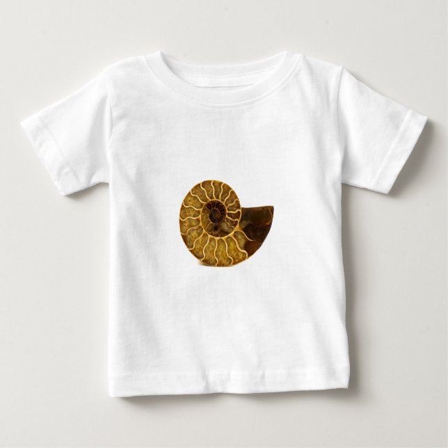 Ammonite Fossil Baby T-Shirt (Front)