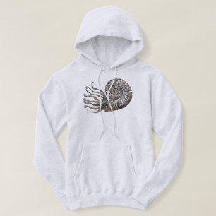 Ammonite Fossil T-Shirt Hoodie