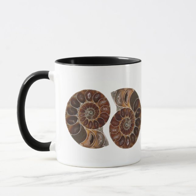 Ammonite Fossils Mug (Left)