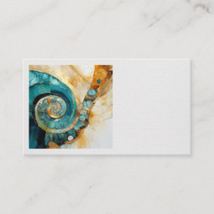 Ammonite Gem Fossil Business Card