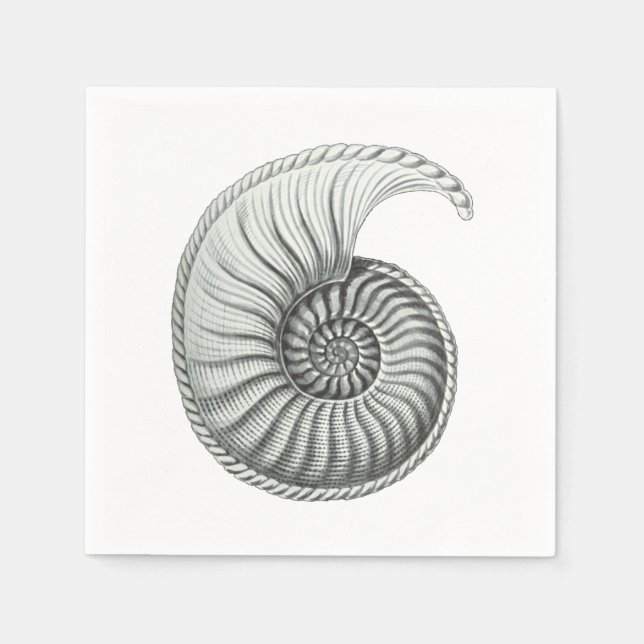 Ammonite Napkin (Front)