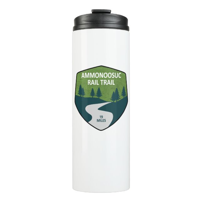 Ammonoosuc Rail Trail New Hampshire Thermal Tumbler (Front)