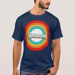 Ammons Name Shirt Vintage Ammons Circle