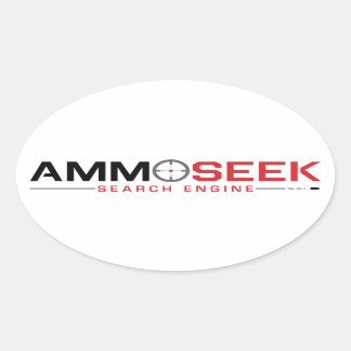 AmmoSeek Logo Oval Stickers 2019