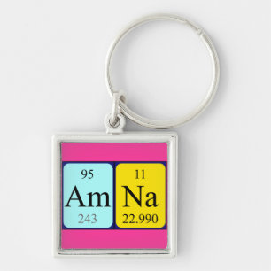 Amna periodic table name keyring