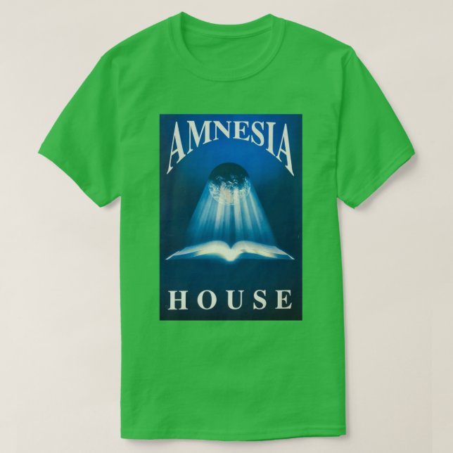 Amnesia House Rave Flyer T-Shirt (Design Front)