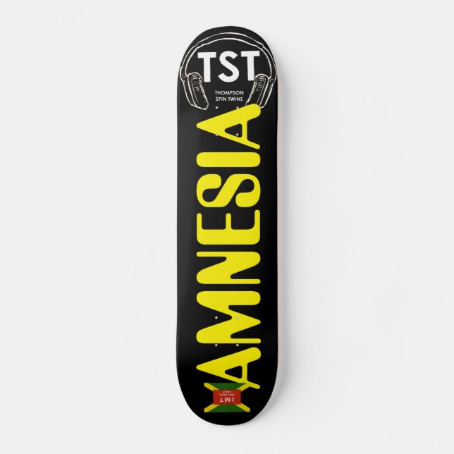 AMNESIA  OFFICIAL Skateboard (Front)