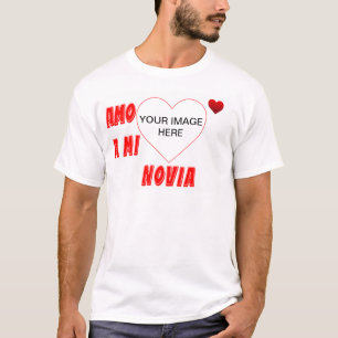 Amo A Mi Novia custom red shirt