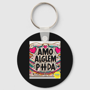 Amo AlguÉm Com Phda I Love Someone With Adhd Stick Key Ring