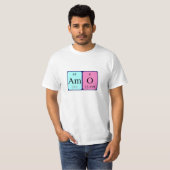 Amo periodic table name shirt (Front Full)