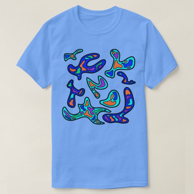 amoeba blue 1 T-Shirt (Design Front)