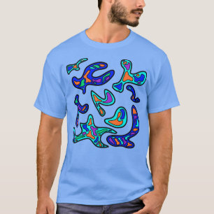 amoeba blue 1 T-Shirt