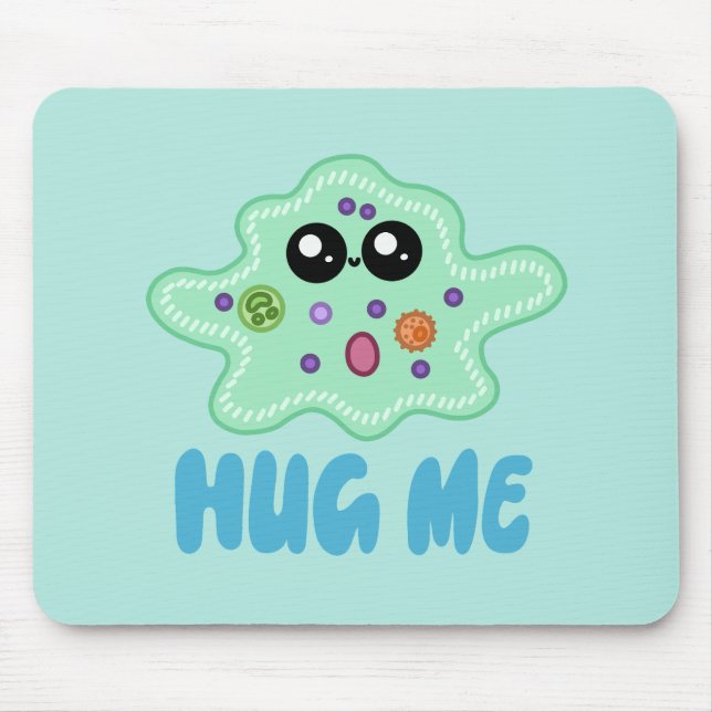 Amoeba Hug Mouse Mat (Front)
