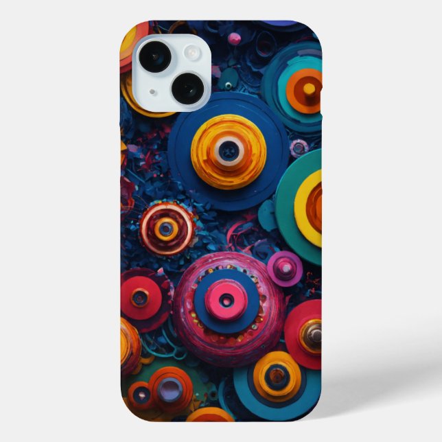 AMOLED Dreamscape Chaos in 8K Case-Mate iPhone Case (Back)