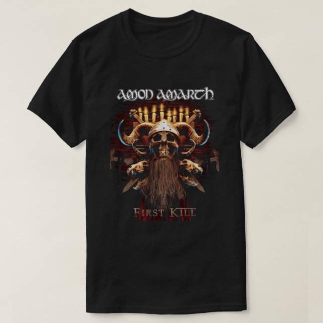 Amon Amarth First Kill T-Shirt (Design Front)