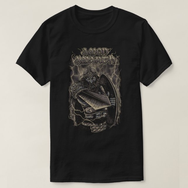 Amon Amarth Retro Fan Design T-Shirt (Design Front)