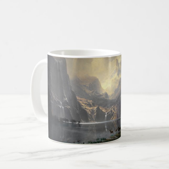 Among Sierra Nevada California mountain landscape  Coffee Mug (Front Left)