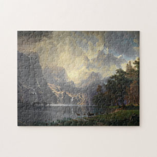 Among Sierra Nevada California mountain landscape Jigsaw Puzzle