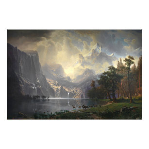 Among Sierra Nevada California mountain landscape Photo Print