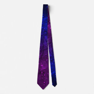 Among Stars in the Blue and Purple Galaxy Tie