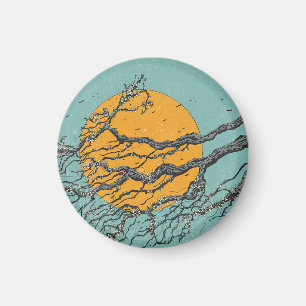 Among the blossoms magnet