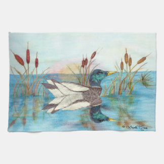 Among the Cattails Kitchen Towel