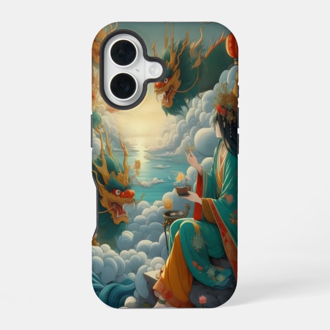 Among the Clouds  iPhone 16 Case (Back)