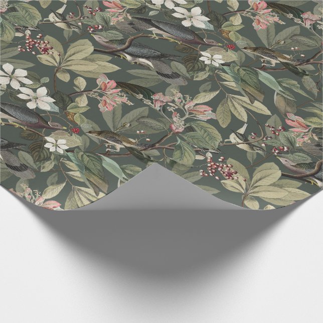 Among The Honeysuckle Wrapping Paper (Corner)