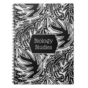 Among the Leaves Biology Studies School Notebook