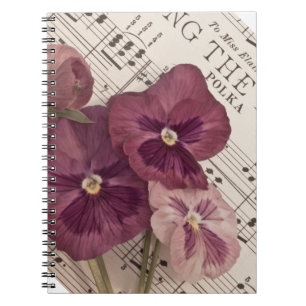 Among The Pansies Notebook