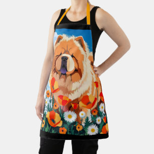 AMONG THE POPPIES Chow Apron