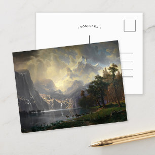 Among the Sierra Nevada, CA Albert Bierstadt Postcard