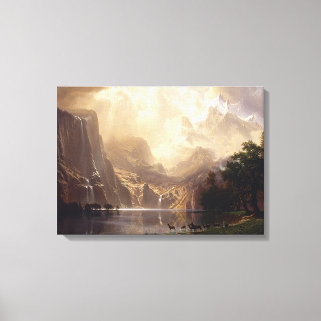 Among The Sierra Nevada Mountains Canvas Print (Front)