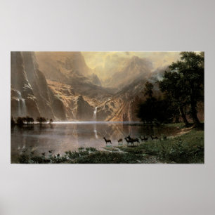 Among the Sierra Nevada Mountains Poster