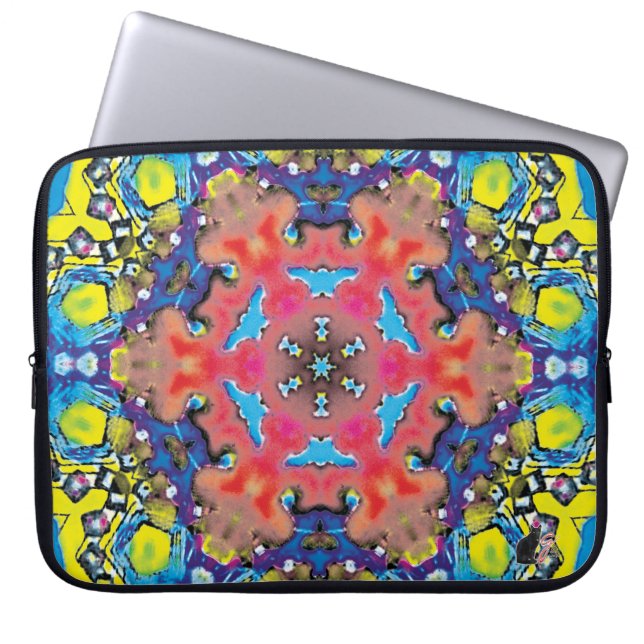 Amonium Kaleidoscope Laptop Sleeve (Front)