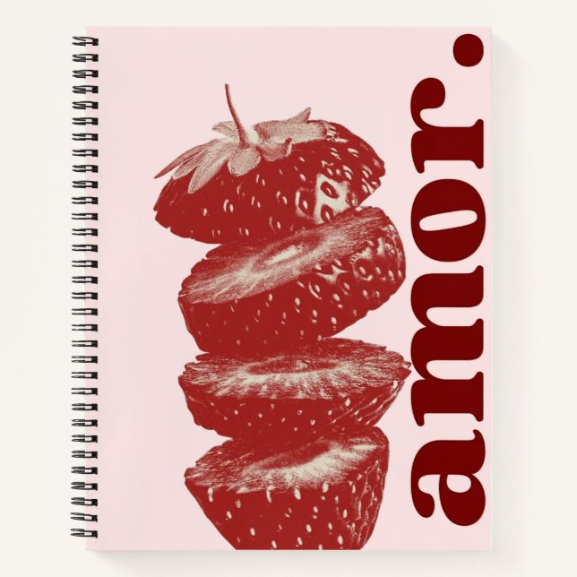  Amor: A Minimalist Declaration Notebook (Front)