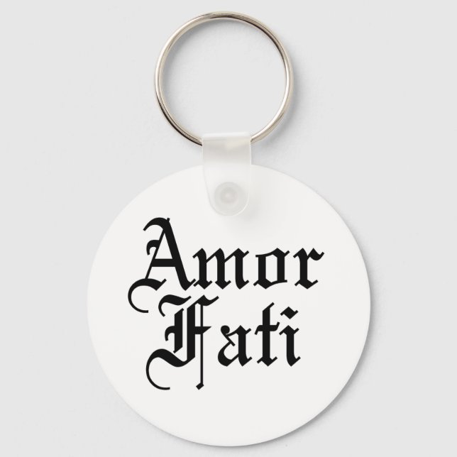 Amor Fati - Love Of Fate Key Ring (Front)