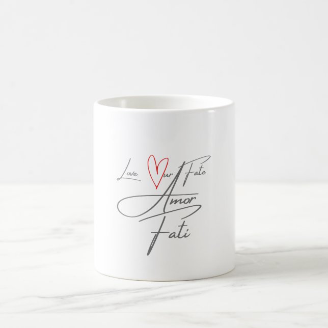 Amor Fati - Love Our Fate Coffee Mug (Center)