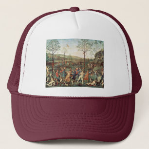 Amor Fight Against Chastity By Perugino Pietro Trucker Hat