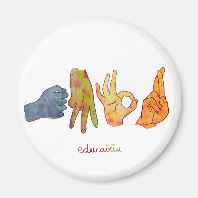 AMOR IMAN MAGNET (Front)