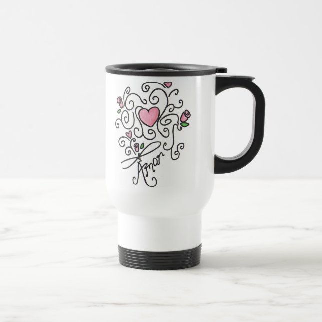 Amor Travel Mug (Right)