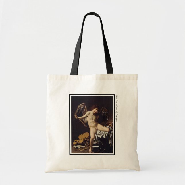 "Amor Vincit Omnia" by Caravaggio Tote Bag (Front)