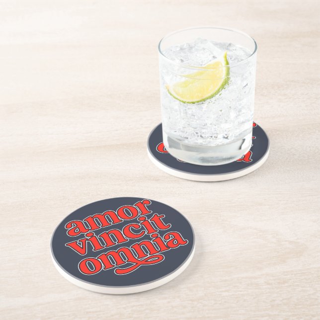 Amor vincit omnia coaster (Side)