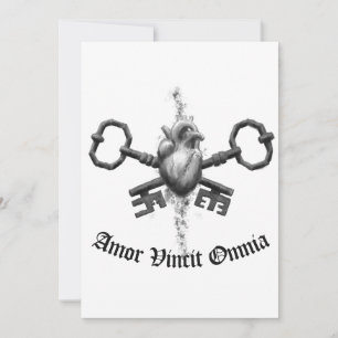 Amor Vincit Omnia Holiday Card