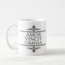 Amor Vincit Omnia Love Conquers All Latin Phrases