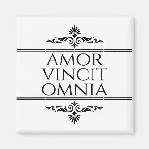Amor Vincit Omnia - Love Conquers All Magnet