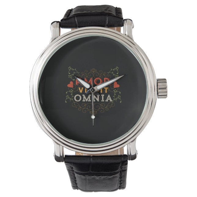 Amor Vincit Omnia - Love Conquers All Watch (Front)