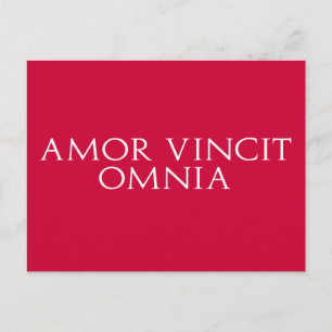 Amor Vincit Omnia Postcard